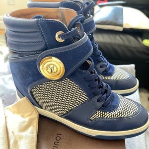 Louis Vuitton Wedge High top (Suède Calfskin)